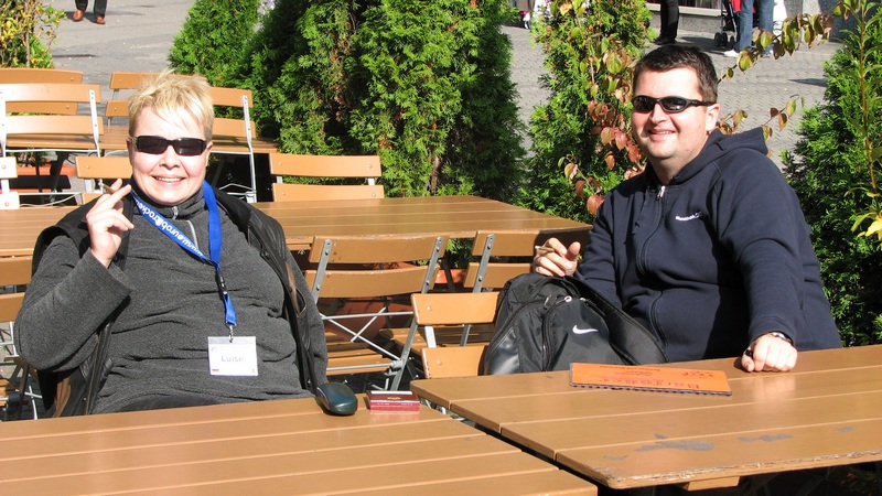 The missing Trackers enjoys the sunny day.